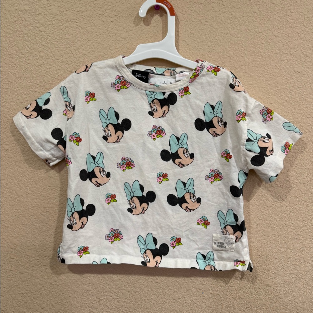 Zara Minnie Mouse size 3 shirt